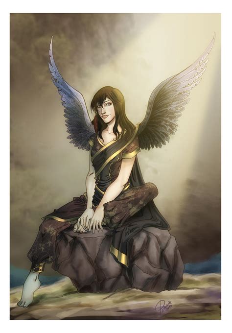 Commission Winged Beauty By Sicilianvalkyrie On Deviantart