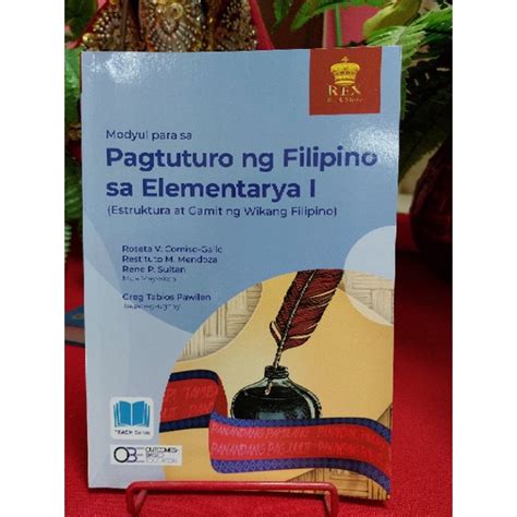 Modyul Para Sa Pagtuturo Ng Filipino Sa Elementarya 1 Estruktura At