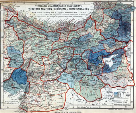 Armenian And Kurdish Population Map Before Their Respective Genocides