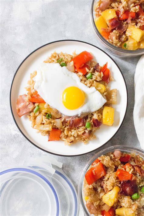 Hawaiian Breakfast Fried Rice Carmy Easy Healthy Ish Recipes