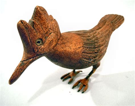 Wood Carved Bird American Antiques