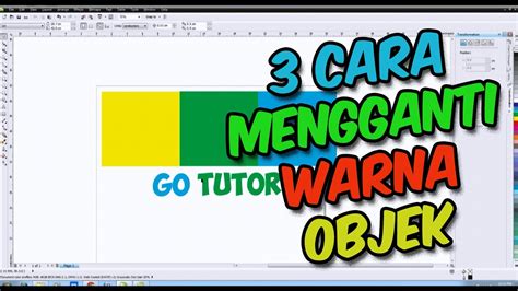 Bagi kamu yang masih baru belajar coreldraw, berikut akan saya berikan ulasan lengkap cara membuat tulisan 3d di kemudian klik pada interactive extrude tool pada toolbox, lalu pada extrusion type klik seperti gambar berikut. Cara Mengubah Warna Gambar Di Corel - AR Production