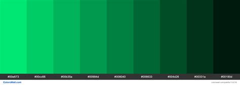 Spring Green Colors Palette Colorswall