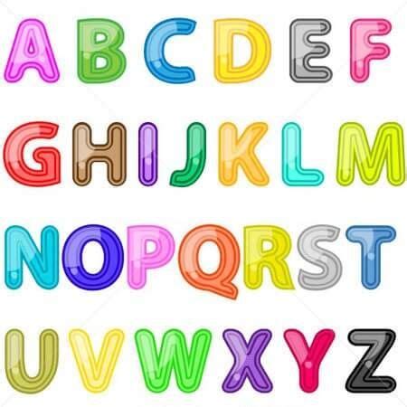 Letras Do Alfabeto Para Imprimir Recortar Colorir Modelos Decor