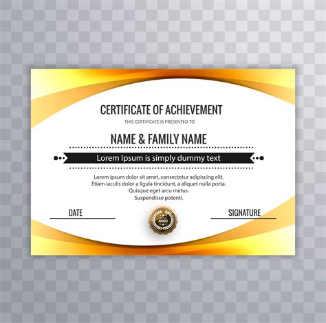 Certificate Premium Template Awards Diploma Background 244344 Vector