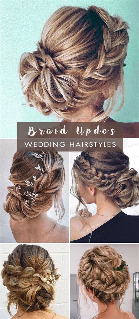 20 Easy And Perfect Updo Hairstyles For Weddings EWI Braided