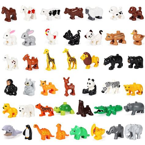 43pcs Zoo Animal Toy Lego Compatible City Zoo Series