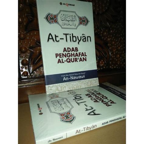 Jual Buku At Tibyan Adab Penghafal Al Quran Shopee Indonesia