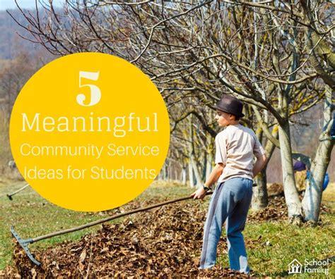 5 Meaningful Community Service Ideas For Students