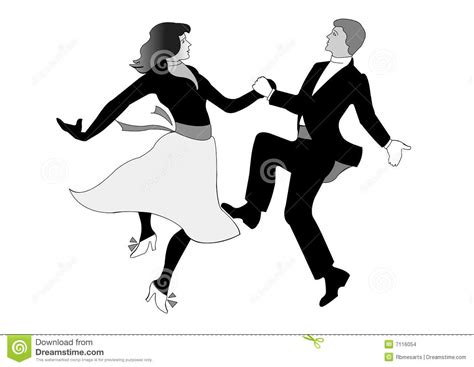 Dancing Couple Stock Vector Illustration Of Boys Dancers 7116054