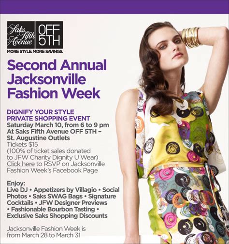 Jacksonville Fashion Week Shopping Event At Saks Shop Dandy A