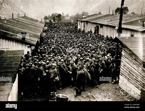 Italian Prisoners Of War After The Battle Of Kobarid World War I 1917