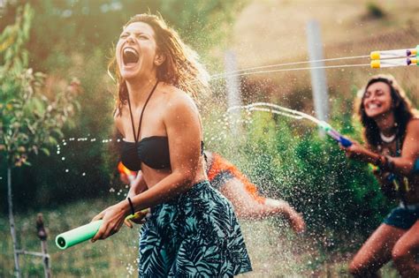 Have A Water Fight Backyard Summer Bucket List For Adults Popsugar