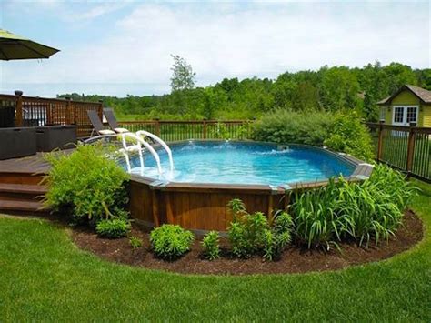 Nice Above Ground Pool Landscaping Ideas All In One Photos My Xxx Hot Girl