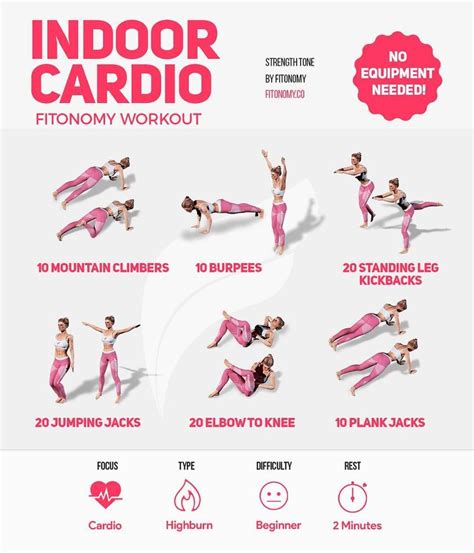 Indoor Cardio Indoor Workout Workout Apps Cardio