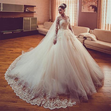 Vintage wedding dresses long sleeve to choose from. Vintage Wedding Dresses Ball Gown Lace Long Sleeves ...