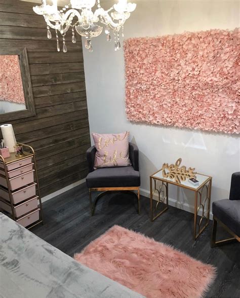 The Neutral Pink Spa Room Decor Esthetician Room Decor Esthetics Room