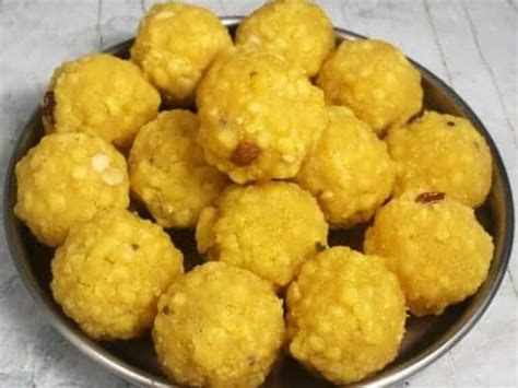 Boondi Laddu Recipe How To Make Boondi Ladoo