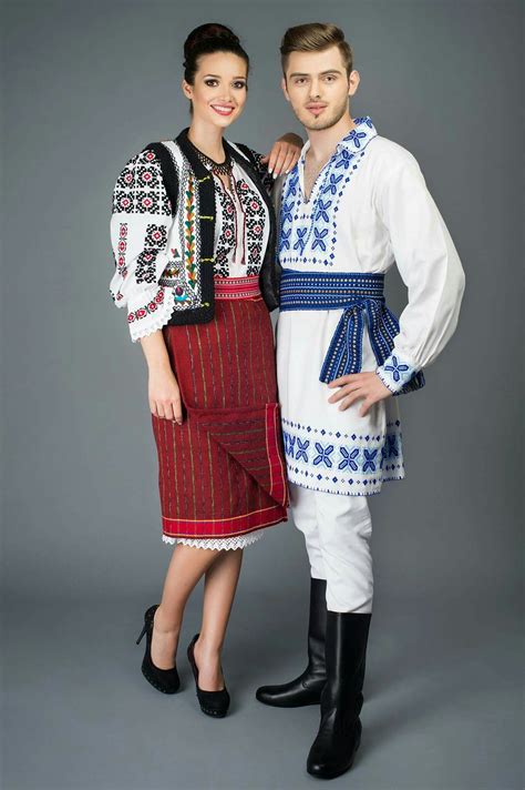 Beautiful Romanian Couple In Traditional Attire Love The Look Cute To
