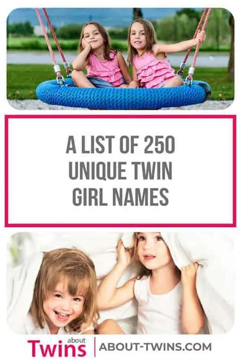 250 Cute And Unique Twin Girl Names About Twins