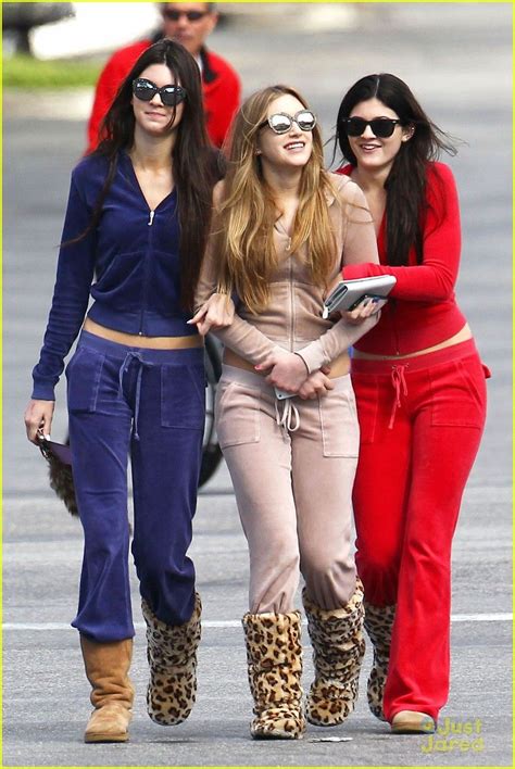 Kendall And Kylie On Their Way To Johnny Rockets Juicy Couture
