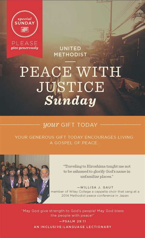 Peace With Justice Sunday