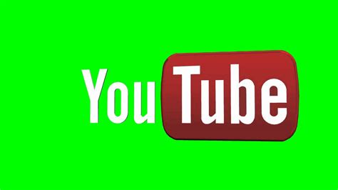 Youtube 3d Logo Rotates Green Screen Effects Free Use Youtube