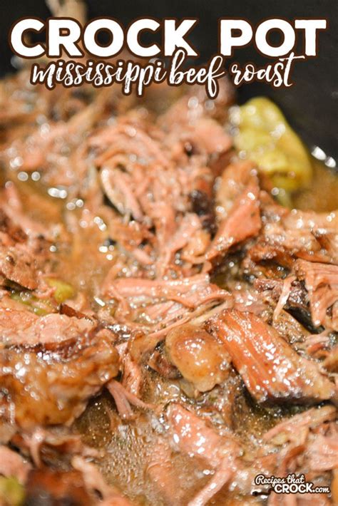 Crock pot roast beef and vegetables is one of those meals that instantly transports me back to my childhood. Crock Pot Mississippi Beef Roast - Recipes That Crock!