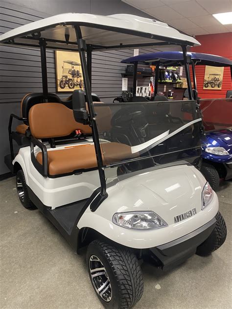 2022 White Advanced EV - CKD's Golf Carts