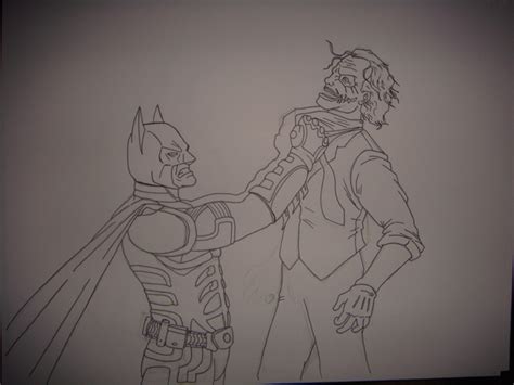 Batman Vs Joker Sketch By Darknight7 On Deviantart