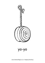 Printable letter y yoyo coloring page (adobe pdf). Image result for yoyo colouring pages | Business for kids ...