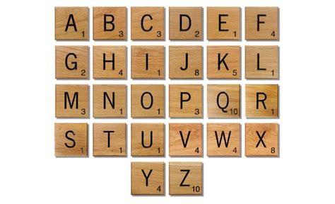 Scrabble Tile Values Chart Free Resume Templates
