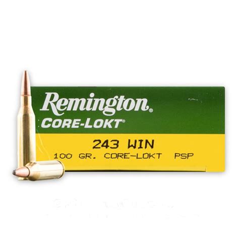 243 100 Grain Psp Remington Coke Lokt 200 Rounds Ammo