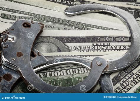Financial Crime and Corruption Concept Stock Image - Image of cash