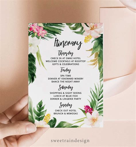 Bachelorette Party Games Diy, Bachelorette Party Itinerary, Tropical