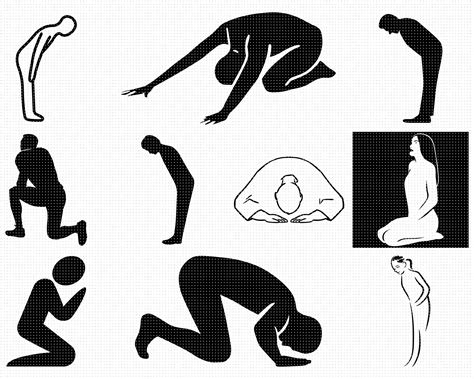 Bowing Down SVG Bundle, Bowing Down SVG, Kneel SVG, Kneeling Svg, Bow