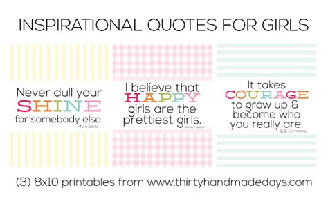 Inspirational Quotes For Girls