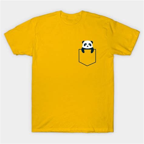Pocket Panda T Shirt By Happinessinatee Shirts Simpsons T Shirt