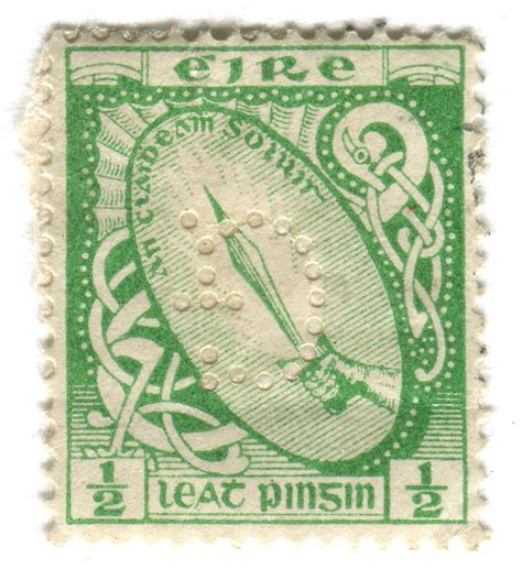 Ireland Postage Stamp Sword Of Light C 1922 Depicts The Flickr
