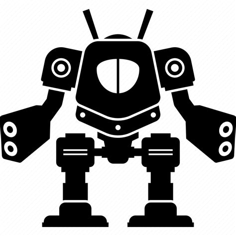 Robot Battle War Mecha Combat Mech Weapon Icon Download On