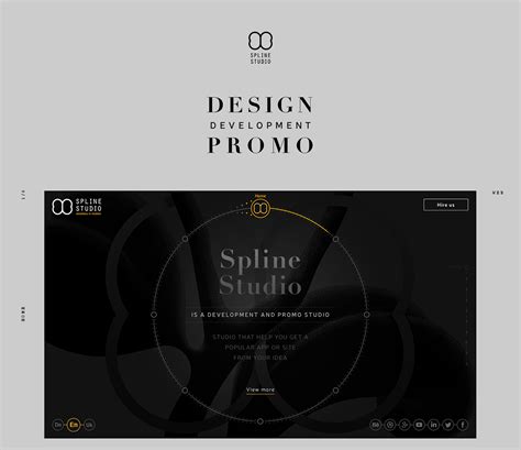Spline Studio Web Design Uxui On Behance