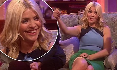 Holly Willoughby Shows Knickers On All Round To Mrs Brown Daily Mail Online