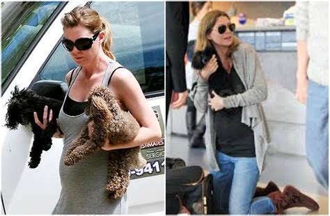 The grey's anatomy actress opted for a casual law and order: Gigi and Valentino are Ellen Pompeo dogs