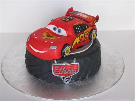 If you've ever slaved over decorating a cake with fondant, you know how disappointing it is to watch people peel it off and only eat the cake. Cars 2 Cars 2 Birthday cake for a 6 year old. Tire cake is ...