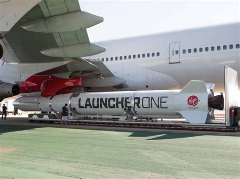 Virgin Orbits Launcherone Photos Show The Rocket Attached To A 747 Plane The Verge