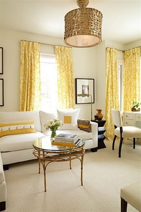 Sarah Richardson Modern And Colorful Living Room Design With Yellow Details