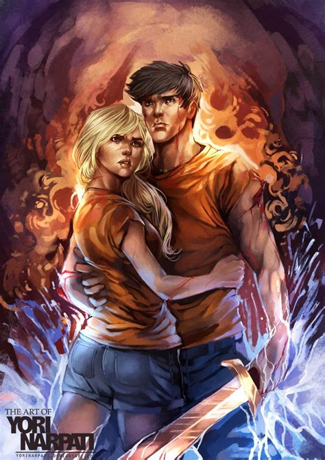 A Percabeth Painting In Tartarus Percy Jackson Books Percy Jackson