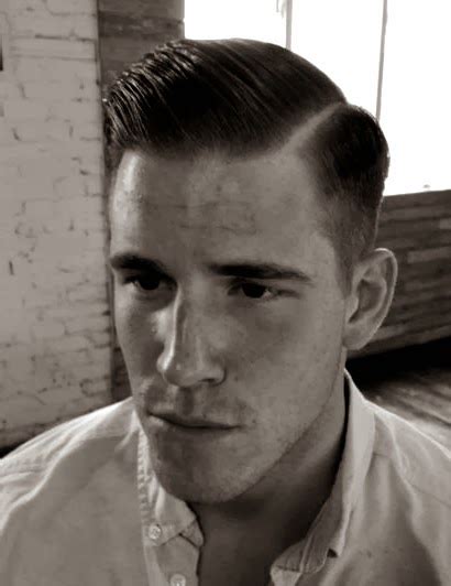 Brushed back top + razor fade. Express Yourself: Visual: RAZOR PART [Hair,Haircut,Man ...