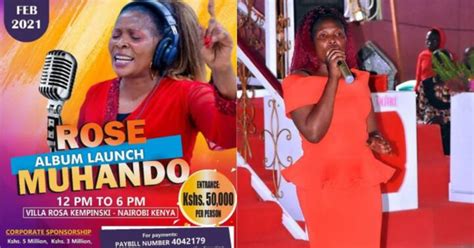 Rose Muhando To Charge Ksh 50k For Upcoming Concert At Villa Rosa