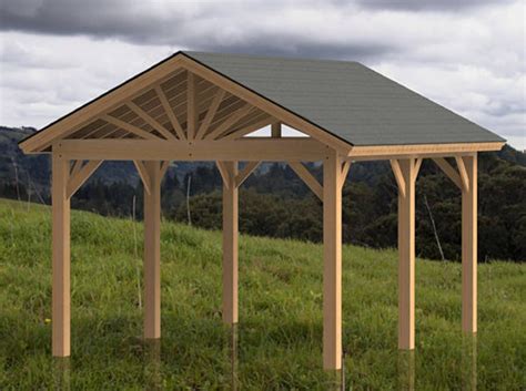 Gable Roof Gazebo Building Plans 14x24 Perfect For Spas Etsy Canada